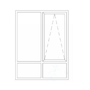 100 Awning window (non thermal break )
